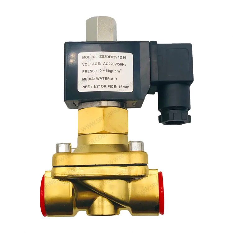 โซลินอยด์วาล์วทองเหลือง Brass Solenoid Valve ZS2 NO