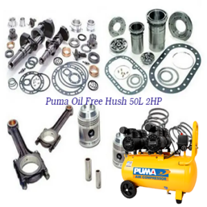อะไหล่ปั๊มลมพูม่า Puma Oil Free Hush 50L
